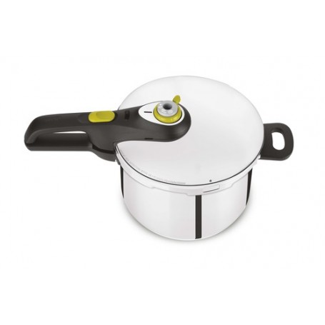 Tefal P2530738 pentola a pressione per piano cottura 6 L Nero, Acciaio inossidabile (P2530738)