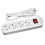 MULTIPRESA 4 PRESE ITA/SCHUKO 10/16 (NXMPW4)