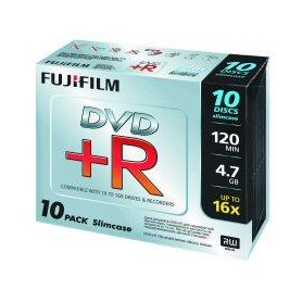 DVD+R 16X 4 7GB 16X SLIM CONF 10PZ (4048344)