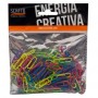 CONF150PZ FERMAGLI 28MM COL.FLUO (145S)