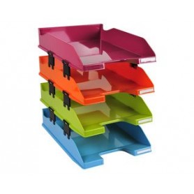 Exacompta 113298SETD vassoio da scrivania Polistirolo Multicolore (113298SETD)