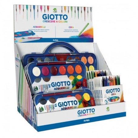 ESPO. 25 PZ GIOTTO CERA +ACQUERELLI (F983400)