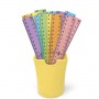 BARATTOLO 36PZ RIGHELLI 20CM PASTEL (81071)