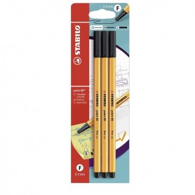 CF3STABILO POINT 88 NERO BLISTER (B-14828-10)