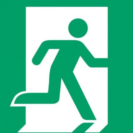 CARTELLO USCITA EMERGENZA (DESTRA) (7510005)