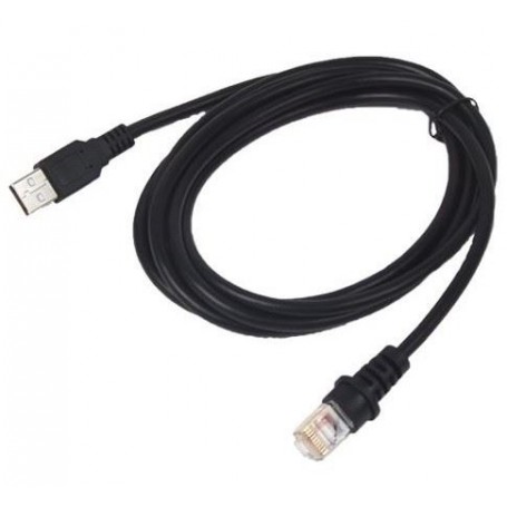 Datalogic 90A052258 cavo USB 2 m USB 2.0 USB A Nero (90A052258)