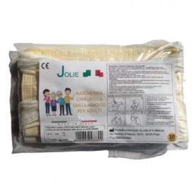 CF10MASCHERINE TIPO2 GIALLA (MASKJOLIE88GIALLA)