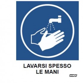 BUSTA 2FG LAVARSI SPESSO LE MANI (X110COV-3)