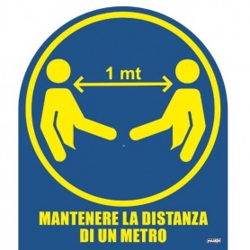 BUSTA 2FG PVCMANTENERE DISTANZA 1MT (X290COV-1)