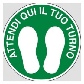 ATTENDI QUI IL TUO TURNO IMPRONT (06625013ADB0000D0200)