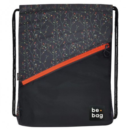 Herlitz be.bag be.daily zaino Borsa con chiusura a cordoncino Nero, Rosso Poliestere (24800310)