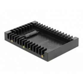 DeLOCK Installation Frame for 2.5″ SATA drive 8,89 cm (3.5") Vassoio per unità di memorizzazione Nero (18364)