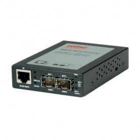 ROLINE Gigabit Converter, RJ-45 to Mini GBIC convertitore multimediale di rete (21.13.1067)