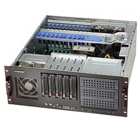 Supermicro 842XTQ-R606B Supporto Nero 600 W (CSE-842XTQ-R606B)