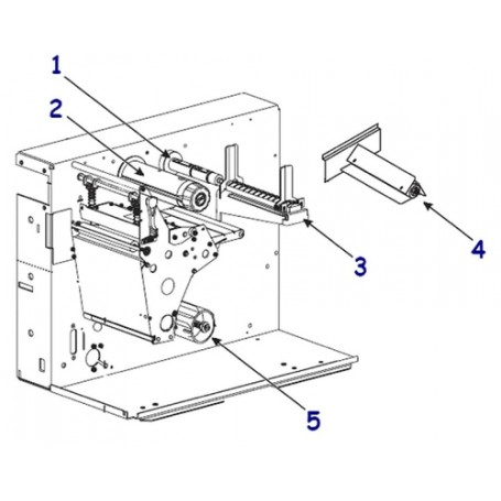 Zebra 140 Kit Media Supply Hanger (G48153-4M)