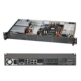 Supermicro SC504-203B Intel® C222 LGA 1150 (Presa H3) (CSE-504-203B)