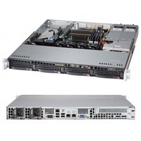 Supermicro SuperServer 5018D-MTRF Intel® C224 LGA 1150 (Presa H3) Rack (1U) Grigio (SYS-5018D-MTRF)