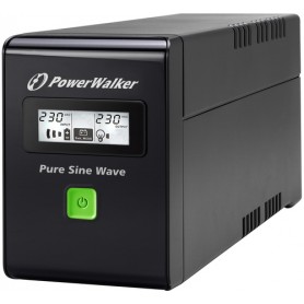 PowerWalker VI 600 SW FR A linea interattiva 0,6 kVA 360 W 2 presa(e) AC (10120085)
