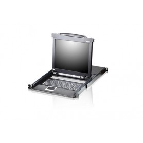 ATEN CL5716M switch per keyboard-video-mouse (kvm) Montaggio rack Nero (CL5716M US)