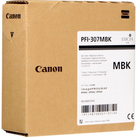 Canon PFI-307MBK cartuccia d'inchiostro Originale Nero (9810B001)