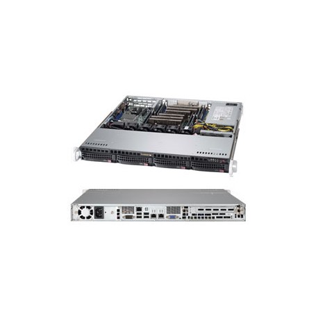 Supermicro CSE-813MFTQC-505CB computer case Supporto Nero 500 W (CSE-813MFTQC-505CB)
