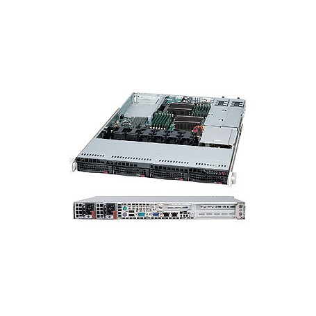 Supermicro CSE-815TQC-R706WB computer case Supporto Nero 750 W (CSE-815TQC-R706WB)