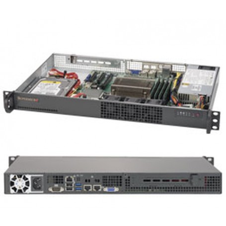 Supermicro 5019S-L Intel® C232 LGA 1151 (Presa H4) Rack (1U) Nero (SYS-5019S-L)