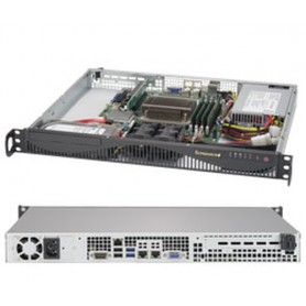 Supermicro 5019S-ML Intel® C236 LGA 1151 (Presa H4) Rack (1U) Nero (SYS-5019S-ML)