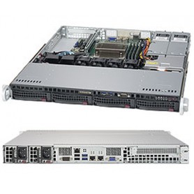 Supermicro 5019S-MR Intel® C236 LGA 1151 (Presa H4) Rack (1U) Nero (SYS-5019S-MR)
