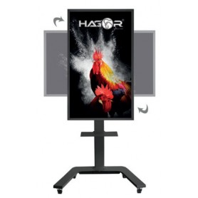 Hagor BrackIT Rotate 165,1 cm (65") Libera installazione Nero (8400)