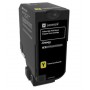 Lexmark 74C2HY0 cartuccia toner 1 pz Originale Giallo (74C2HY0)