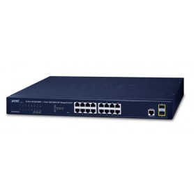 PLANET GS-4210-16T2S switch di rete Gestito L2/L4 Gigabit Ethernet (10/100/1000) 1U Blu (GS-4210-16T2S)