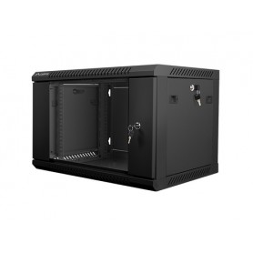 Lanberg WF01-6406-10B rack 6U Da parete Nero (WF01-6406-10B)