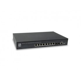 LevelOne GEP-1061 switch di rete Gestito L2 Gigabit Ethernet (10/100/1000) Supporto Power over Ethernet (PoE) Nero (GEP-1061)