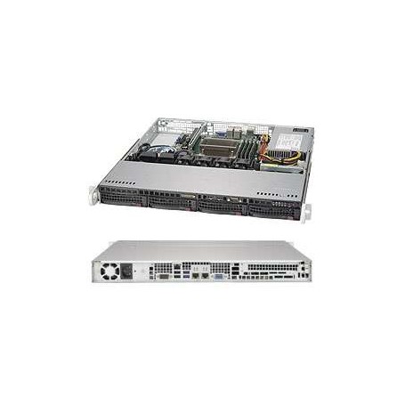 Supermicro CSE-813MFTQC-350CB computer case Supporto Nero 350 W (CSE-813MFTQC-350CB)