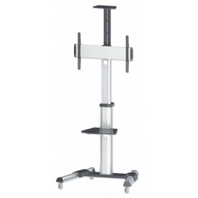 Manhattan 461245 supporto da tavolo per Tv a schermo piatto 177,8 cm (70") Nero, Argento (461245)