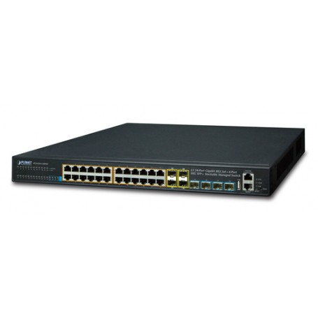 PLANET SGS-6341-24P4X switch di rete Gestito L3 Gigabit Ethernet (10/100/1000) Supporto Power over Ethernet (Po (SGS-6341-24P4X)