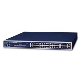 PLANET UPOE-1600G switch di rete Gestito Gigabit Ethernet (10/100/1000) Supporto Power over Ethernet (PoE) 1U Blu (UPOE-1600G)