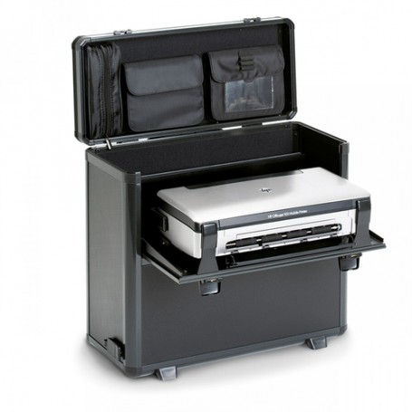 Dicota DataBox XL Trolley HP OJ 200 Stampante compatta Custodia trolley Nero (D31249)