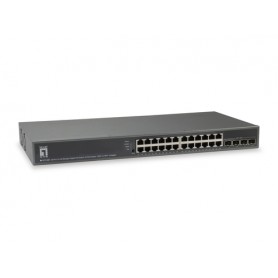 LevelOne GTP-2881 switch di rete Gestito L3 Gigabit Ethernet (10/100/1000) Supporto Power over Ethernet (PoE) Nero (GTP-2881)