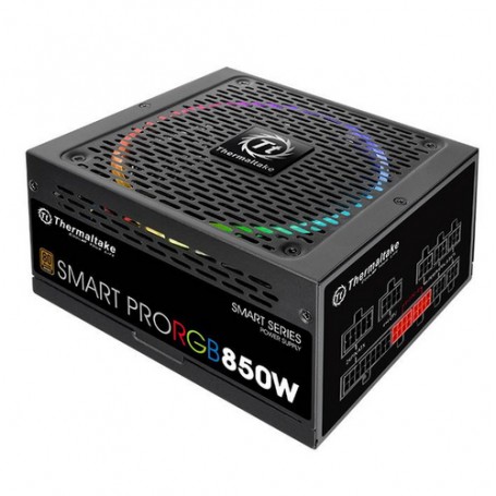 Thermaltake Smart Pro RGB alimentatore per computer 850 W 24-pin ATX ATX Nero (PS-SPR-0850FPCBEU-R)