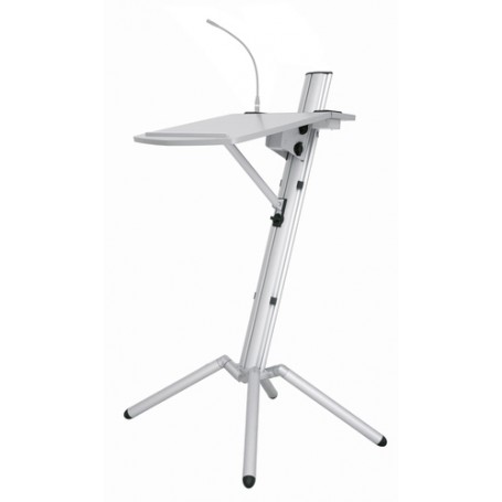 König & Meyer 12386-000-81 carrello e supporto multimediale Argento Computer portatile (12386-000-81)