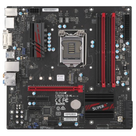 Supermicro C7B250-CB-ML Intel® B250 LGA 1151 (Presa H4) micro ATX (MBD-C7B250-CB-ML-O)
