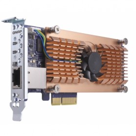 QNAP QM2-2S10G1T scheda di interfaccia e adattatore Interno SATA (QM2-2S10G1T)