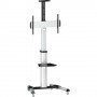 InLine 23170A supporto da tavolo per Tv a schermo piatto 177,8 cm (70") Nero, Argento (23170A)