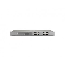 LevelOne FEP-1612W380 switch di rete Fast Ethernet (10/100) Supporto Power over Ethernet (PoE) Grigio (FEP-1612W380)