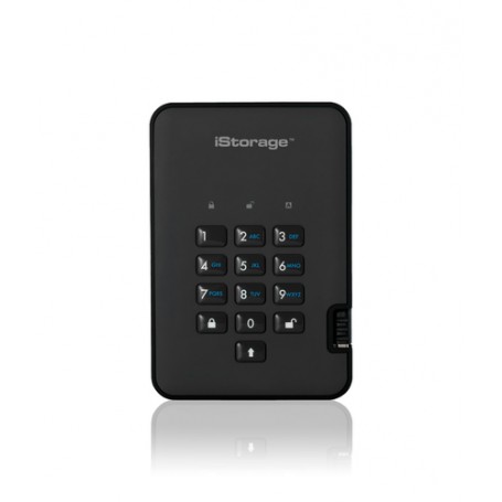 iStorage diskAshur 2 disco rigido esterno 3000 GB Nero (IS-DA2-256-3000-B)