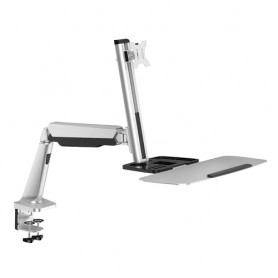 LogiLink BP0040 supporto da tavolo per Tv a schermo piatto 81,3 cm (32") Morsa Alluminio (BP0040)
