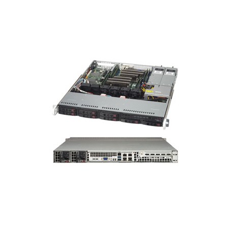 Supermicro SuperChassis 113MFAC2-R608CB Supporto Nero 600 W (CSE-113MFAC2-R608CB)