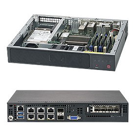 Supermicro SuperServer E300-9A Intel SoC BGA 1310 Rack (1U) Nero (SYS-E300-9A)